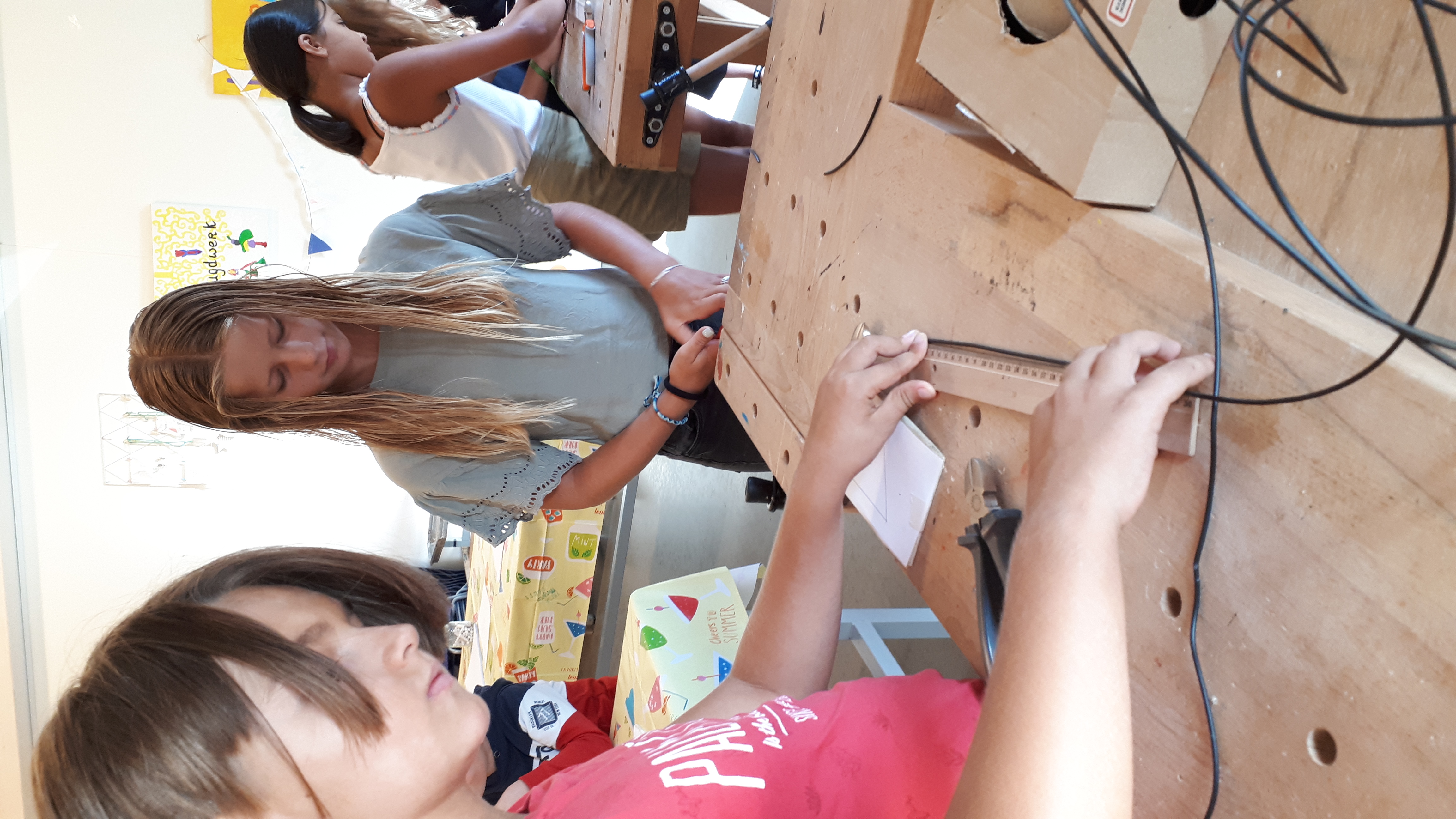 Groep 7 in het Atelier!